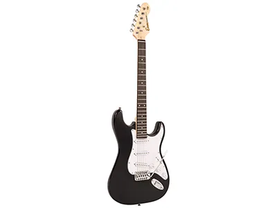 ENCORE E60 BLASTER ELECTRIC GUITAR - GLOSS BLACK – each