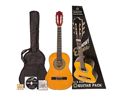 ENCORE 1/2 CLASSIC GUITAR OUTFIT - NATURAL – each