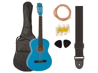 ENCORE 4/4 CLASSIC GUITAR OUTFIT - BLUE – each