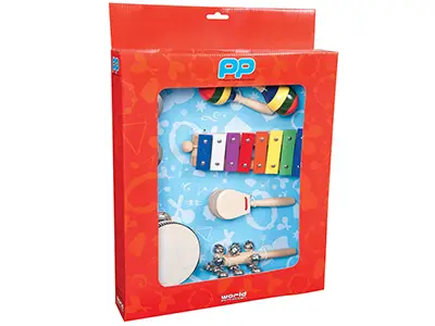 P.P. MUSIC BOX INC TAMBOURINE - MARACAS - SHAKERS – each