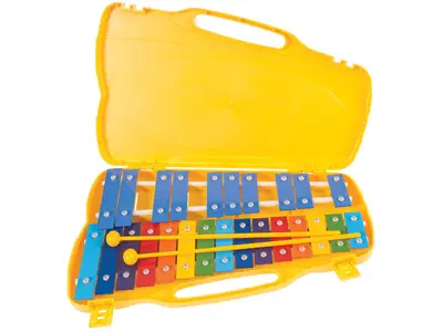 PP G5-G7 25 NOTE GLOCKENSPIEL - COLOURED KEYS – each