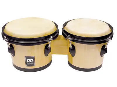 PP BONGOS - NATURAL WOOD - BLACK HARDWARE – each