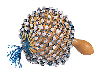 P.P. SMALL SHEKERE - COLOURED BEADS – each