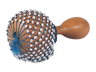 PP WOODEN BEAD SHEKERE – each